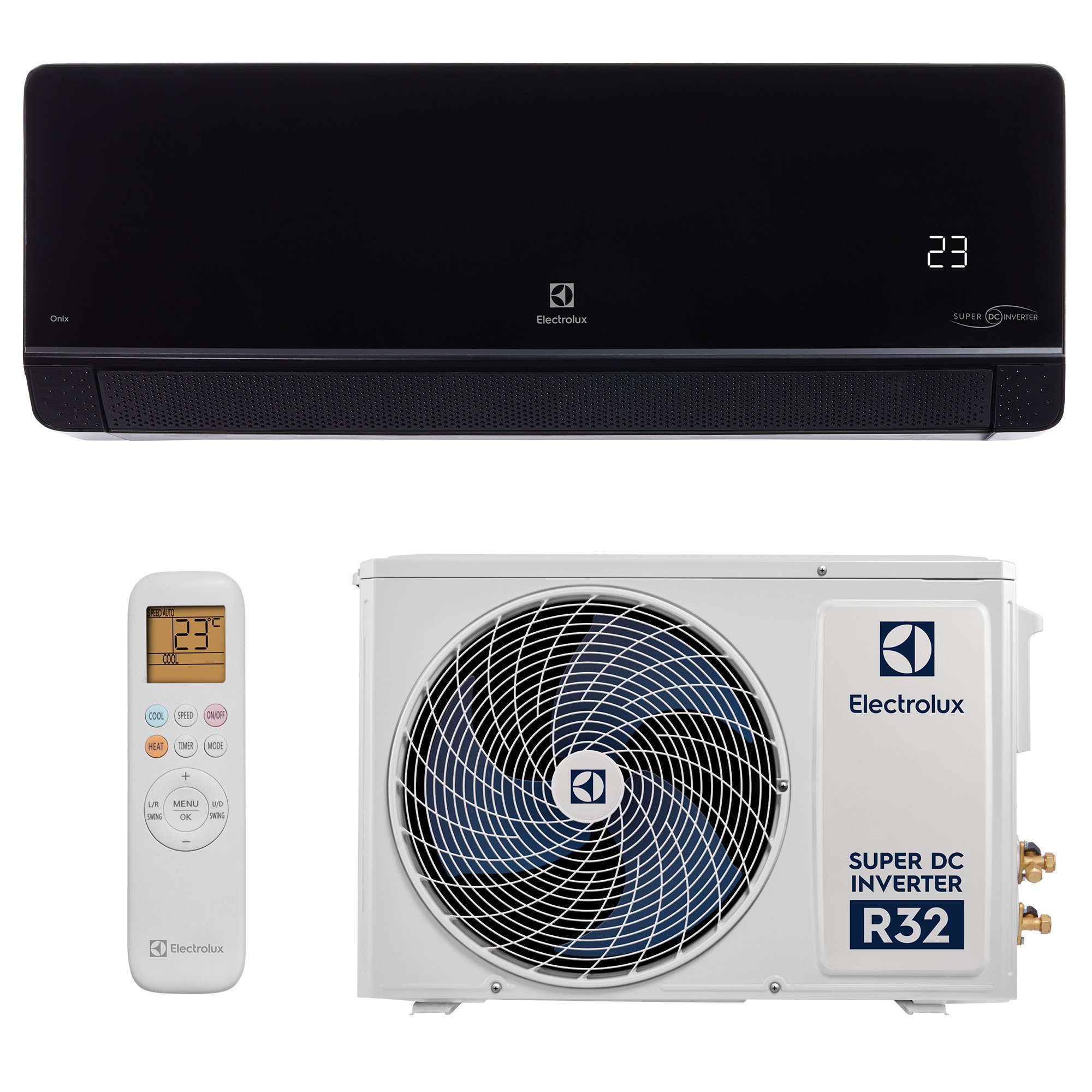 Сплит-система инверторного типа Electrolux Onix Super DC EACS/I-12HIX-BLACK/N8 комплект — изображение 8