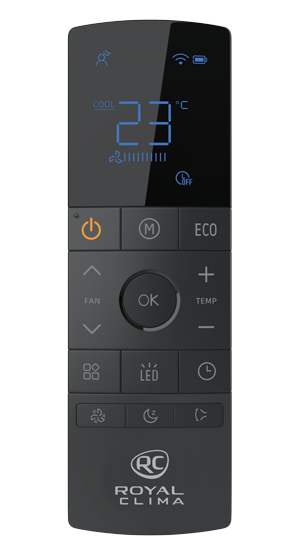 Внутренний блок настенного типа для мульти сплит-систем серии MULTI FLEXI VENTURO NERO Inverter RCI-VT12HN — изображение 3